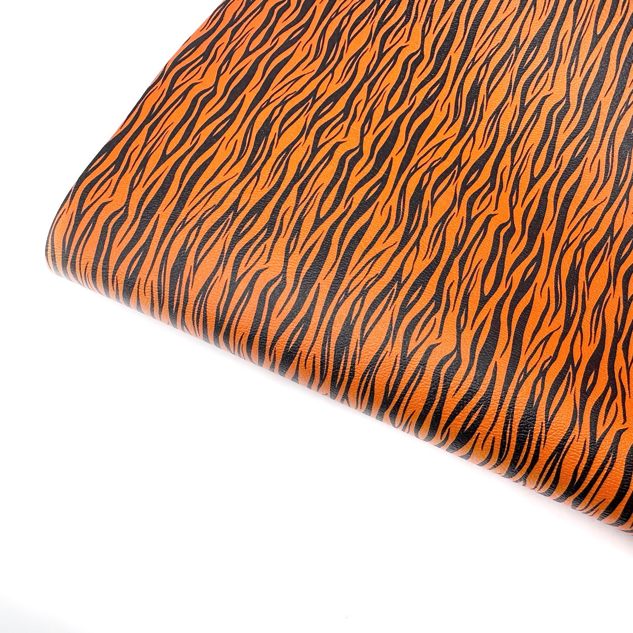 Bright Tiger Premium Faux Leather Fabric Sheets - Eliza Henri