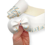 Bubblegum Unicorn Faux Leather Mega Bow Strips - Eliza Henri