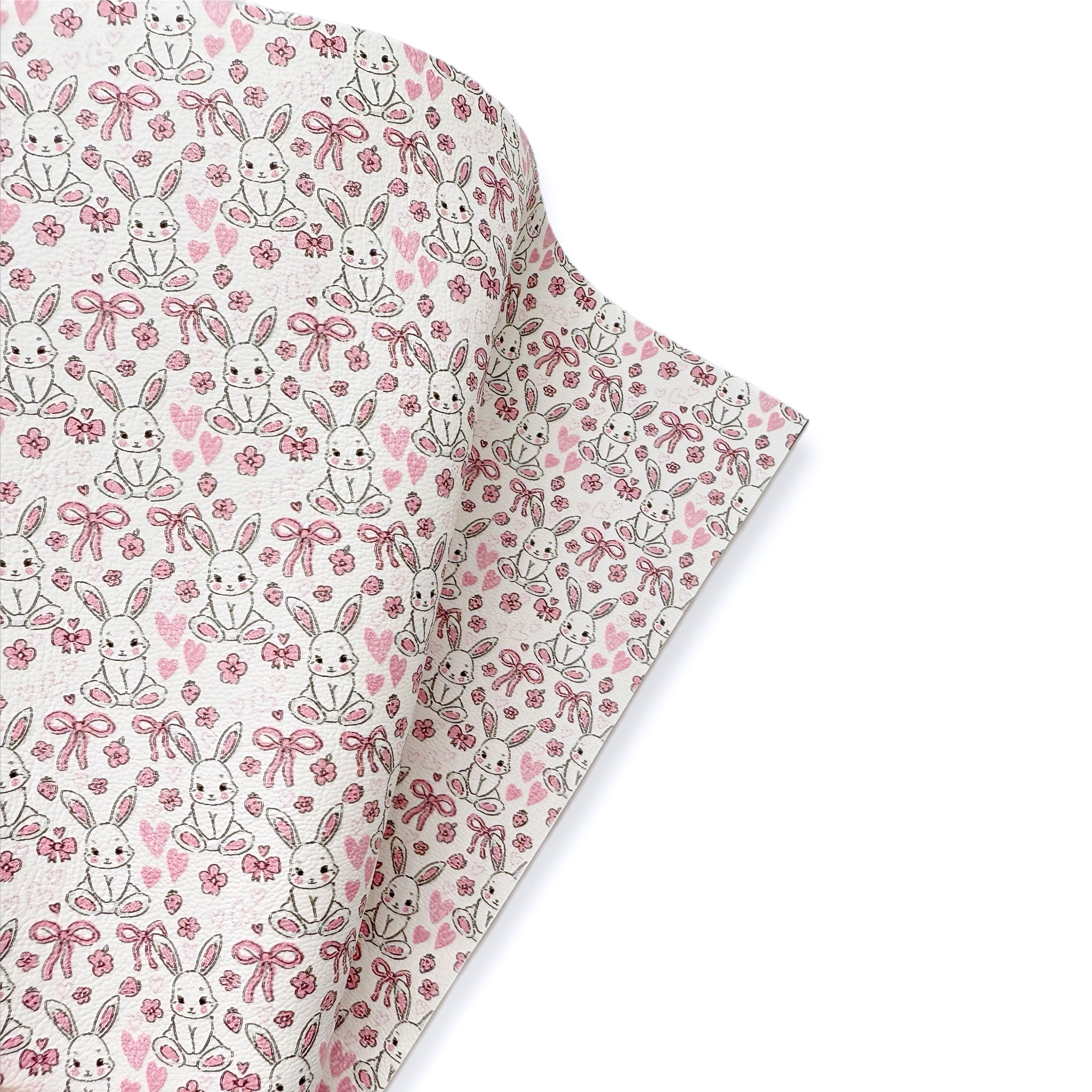PRECIOUS BOW BUNNY PREMIUM FAUX LEATHER FABRICS - Eliza Henri