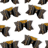 2027 Balloons Faux Leather DIY Hair Bow Loops | Craft Cutout sheets