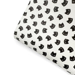 Black Cats Premium Faux Leather Fabric - Eliza Henri