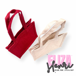 Festive Coloured Mini Jute Gift Bags - Eliza Henri