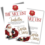 Nice List Certificates - Classic Santa Edition 2026- A4 Premium Card