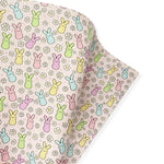 PASTEL BUNNY PEEPS PREMIUM FAUX LEATHER FABRICS - Eliza Henri