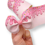 Strawberry Ice Cream Faux Leather Mega Bow Strips - Eliza Henri