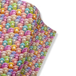 PASTEL WOOLY SHEEP PREMIUM FAUX LEATHER FABRIC - Eliza Henri