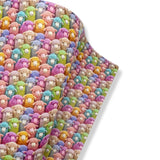 PASTEL WOOLY SHEEP PREMIUM FAUX LEATHER FABRIC - Eliza Henri