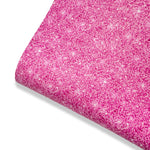 Party Princess Pink Faux Glitter Effect Premium Faux Leather Fabric - Eliza Henri