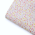 Birthday Confetti Premium Faux Leather Fabric - Eliza Henri