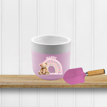 Happy Mothers Day Pink Teddy Rainbow Vinyl Decal - Eliza Henri