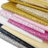 The Wedding Sparkle Collection- Mirror Faux & Chunky Glitter Fabric Bundle