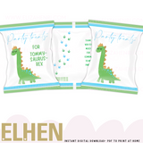 Green Dino Treat Pack Design Digital Download - Eliza Henri
