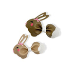 LITTLE BUNNY PINCH BOWS - DIY CUT OUT FAUX LEATHER FABRIC SHEETS - Eliza Henri