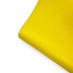 Banana Yellow Core Colour Premium Faux Leather Fabric Sheets - Eliza Henri