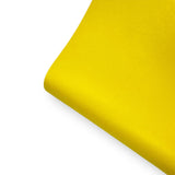 Banana Yellow Core Colour Premium Faux Leather Fabric Sheets - Eliza Henri