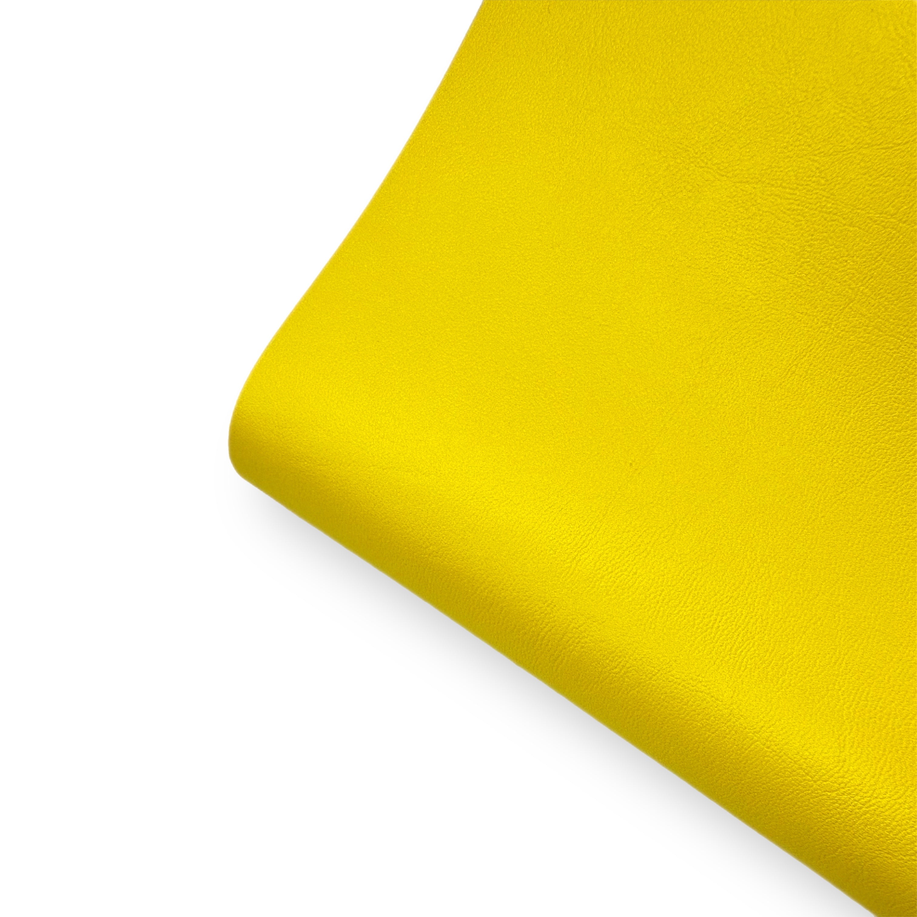 Banana Yellow Core Colour Premium Faux Leather Fabric Sheets - Eliza Henri