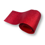 Red | Core Colour Fine Glitter Mega Bow Strips - Eliza Henri