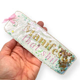 Manifest that Sh#%! Pink & Gold Create your own Shaker Bookmark Felties - Eliza Henri