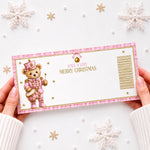 Printed Tickets/Vouchers- Pink Nutcracker Teddy Bear - Eliza Henri