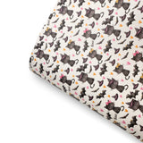 Cats, Bats, Hats Premium Faux Leather Fabric