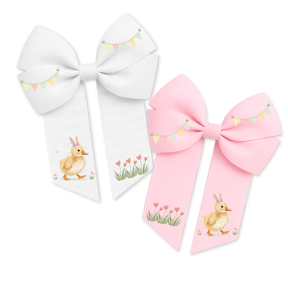 DTF MINI BOW TRANSFERS- DUCK BUNNY STORYBOOK SET - Eliza Henri