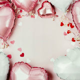 Heart Balloons Canvas Photography Background