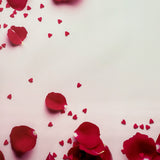 Pink & Red Rose Petals Canvas Photography Background