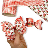 JUST A GIRL WHO LOVES TRACTORS BOW 3.5” | PRE CUT DIY HAIR BOW LOOPS - Eliza Henri