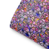 Mystical Butterfly Wings Premium Faux Leather Fabric - Eliza Henri
