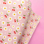 DAISIES & CHERRIES | PREMIUM FAUX LEATHER FABRICS - Eliza Henri