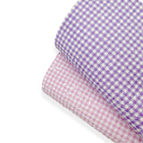 PASTEL GINGHAM CHUNKY GLITTER FABRIC - Eliza Henri