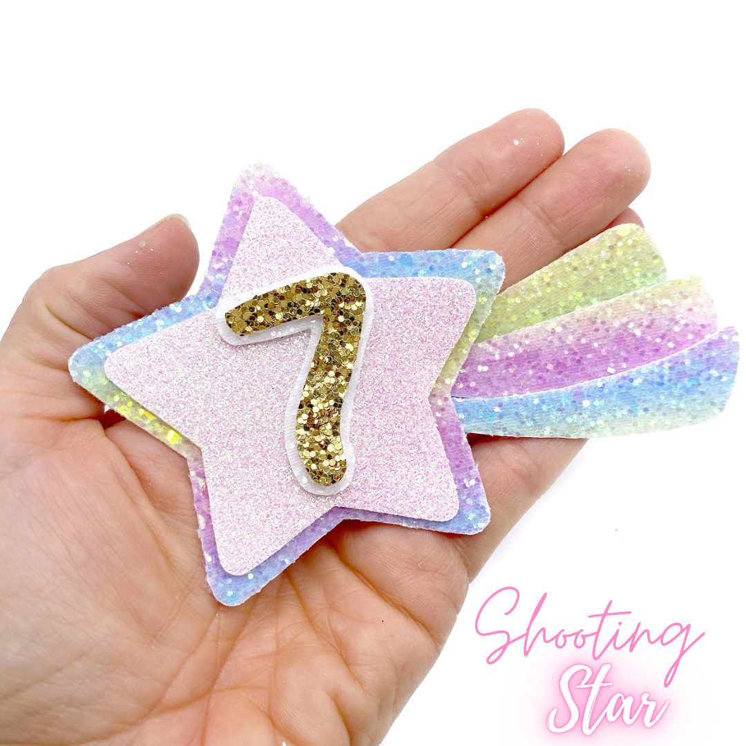 EHC Exclusive Shooting Star Birthday Badge SVG - Eliza Henri