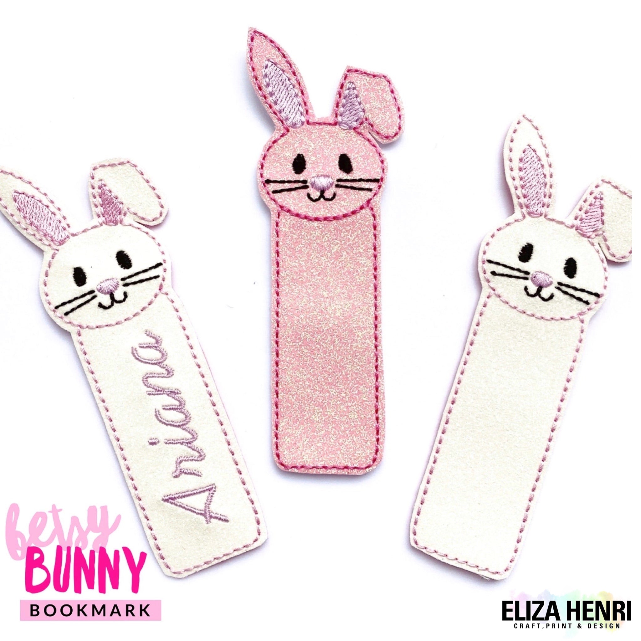 Betsy Bunny Bookmark Felties - Eliza Henri