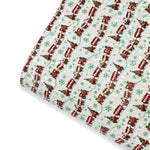 The Christmas Train Chunky Glitter Fabric - Eliza Henri