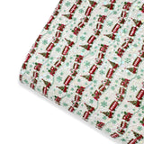 The Christmas Train Chunky Glitter Fabric - Eliza Henri