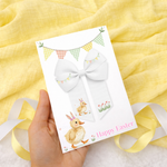 DUCK BUNNY BOW DISPLAY CARDS - PACK OF 4 - Eliza Henri