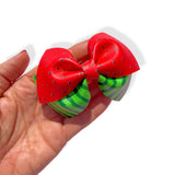 WATERMELON SUGAR BOWS FAUX LEATHER CUTOUTS