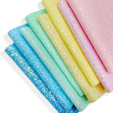 PASTEL SPARKLE DREAMS-  CHUNKY GLITTER FABRIC SET