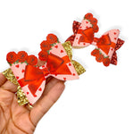 ROSE BLOOM BOWS 3.5” | DIY CREATE YOUR OWN HAIR BOW LOOPS - Eliza Henri