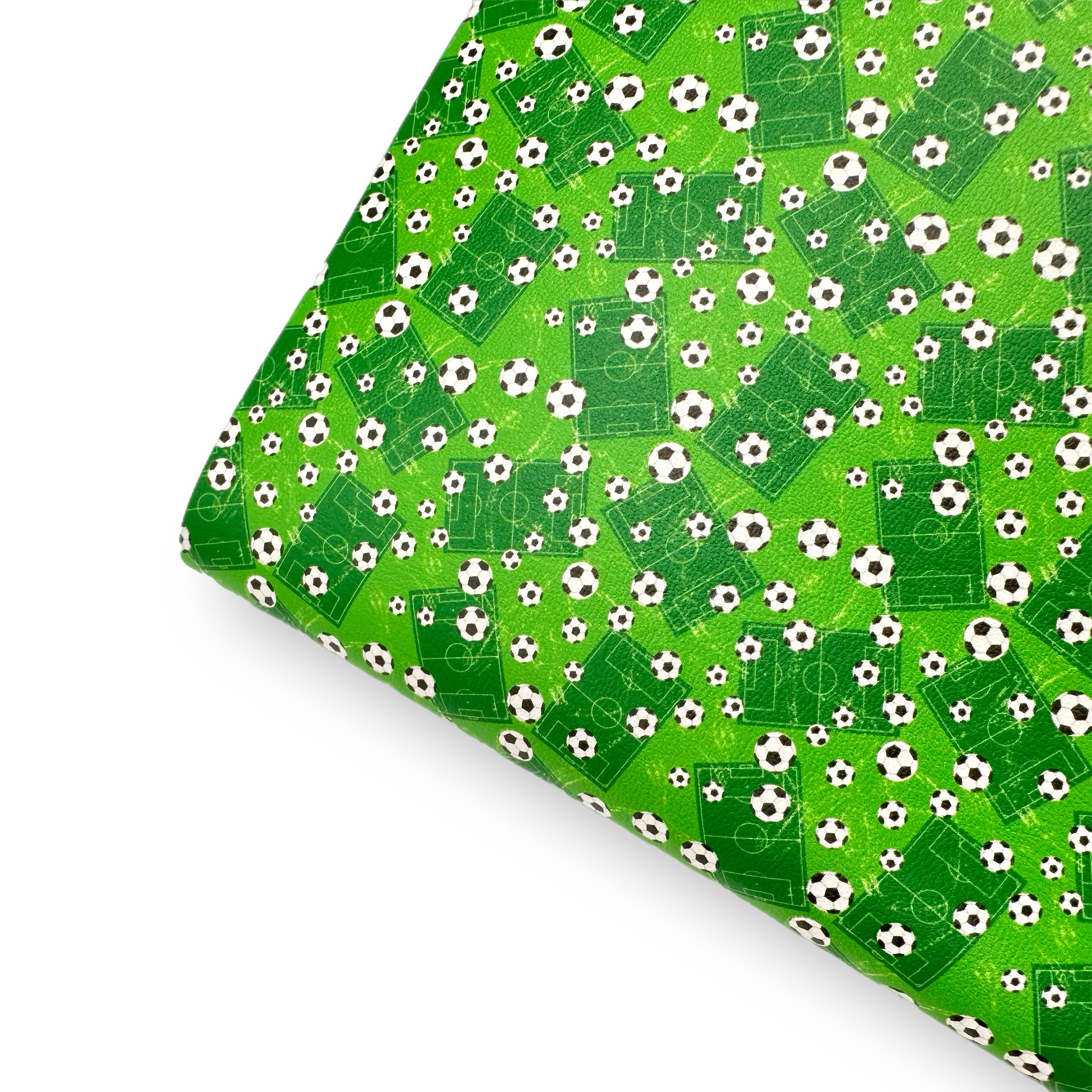 Time To Score - Multi-directional- Premium Faux Leather Fabric - Eliza Henri