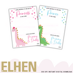 Everyone loves Dinos Chocolate In the Entire Galaxy Board Digital Download- 2 designs - Eliza Henri