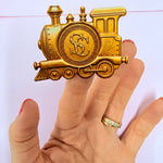 Express Train Shaped North Pole Official Wax Seal Effect Solvent Stickers - Eliza Henri