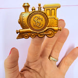 Express Train Shaped North Pole Official Wax Seal Effect Solvent Stickers - Eliza Henri