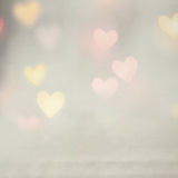 Blurred Hearts Canvas Photography Background