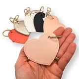 BOUTIQUE LEATHER HEART KEYRING