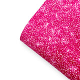 Dolly Pink Faux Glitter Effect Premium Faux Leather Fabric Sheets - Eliza Henri