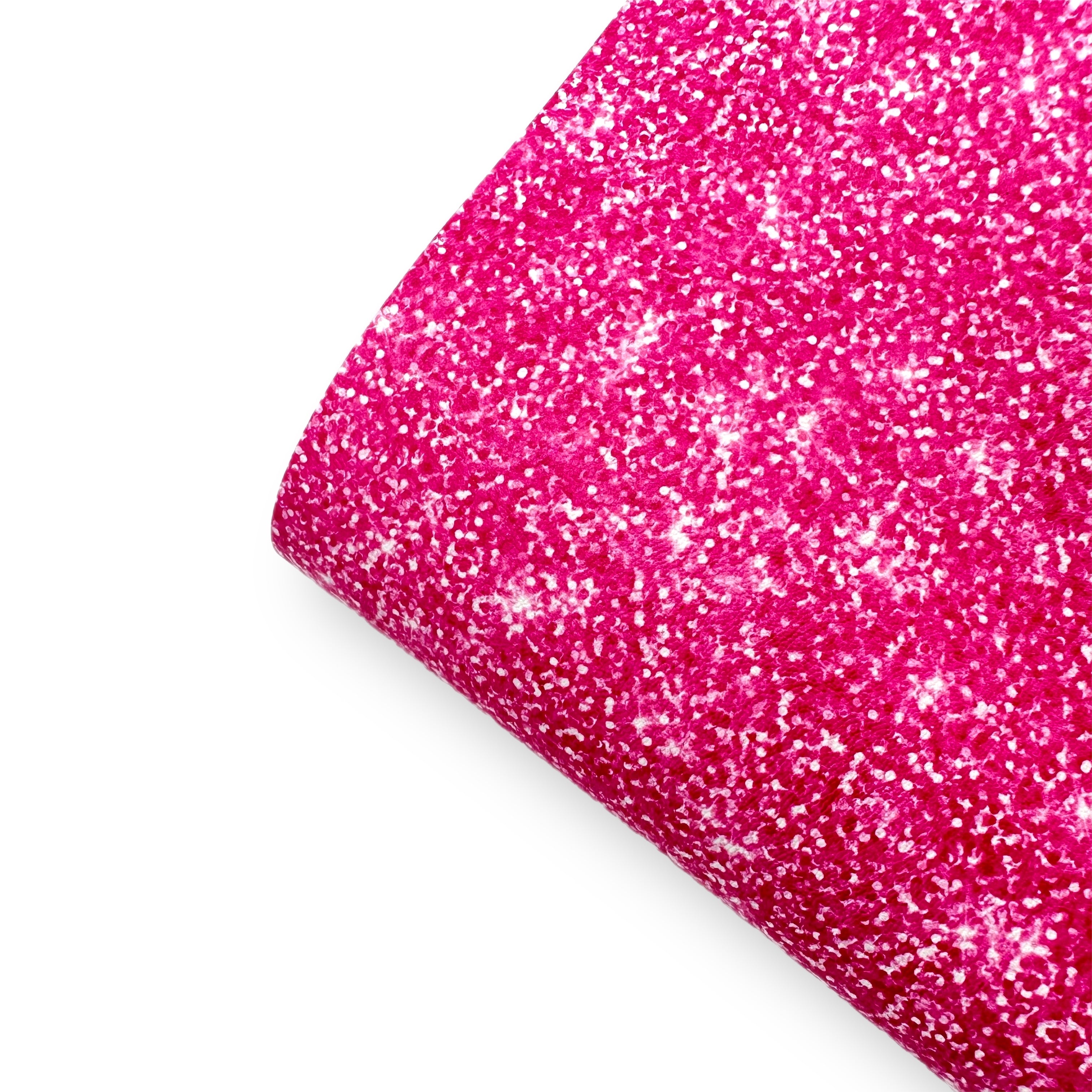 Dolly Pink Faux Glitter Effect Premium Faux Leather Fabric Sheets - Eliza Henri