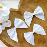 ITALIAN SATIN BOWS WITH ADHESIVE TAB - PACK OF 6 - Eliza Henri