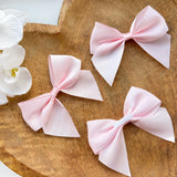 ITALIAN SATIN BOWS WITH ADHESIVE TAB - PACK OF 6 - Eliza Henri