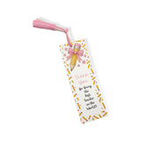 Bow Pencil Teacher Bookmarks- DIY Faux Leather Cutout Sheets